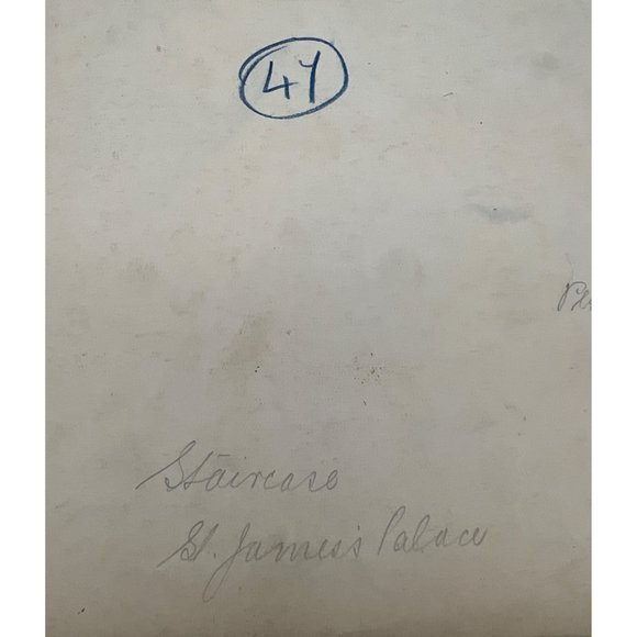 Antique William E Gray Photograph Staircase St. James Palace ca 1910s - Picture 4 of 6